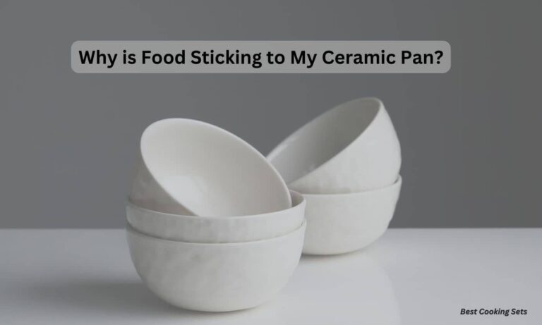 Why is food sticking to my ceramic pan?